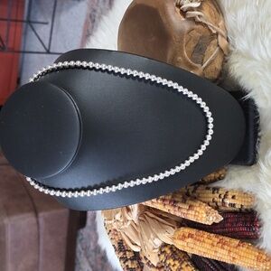 Beautiful NWOT Native American Navajo Sterling Bead 20" 6mm Necklace 🩶🎁❤️